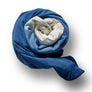 Organic Ocean Beach Indigo Baby Blanket