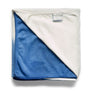 Organic Ocean Beach Indigo Baby Blanket