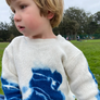 Reversible Kids Indigo Sweatshirt