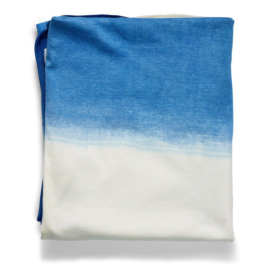 Organic Ocean Beach Indigo Baby Blanket